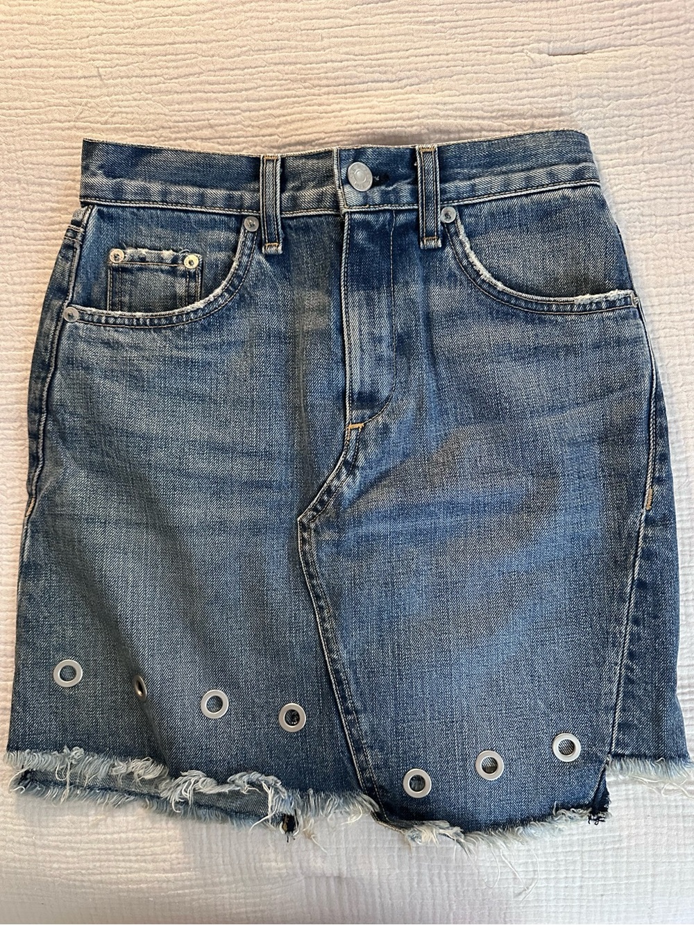 RAG & BONE Dive Skirt in Willow Eyelet size 24 small xs 0